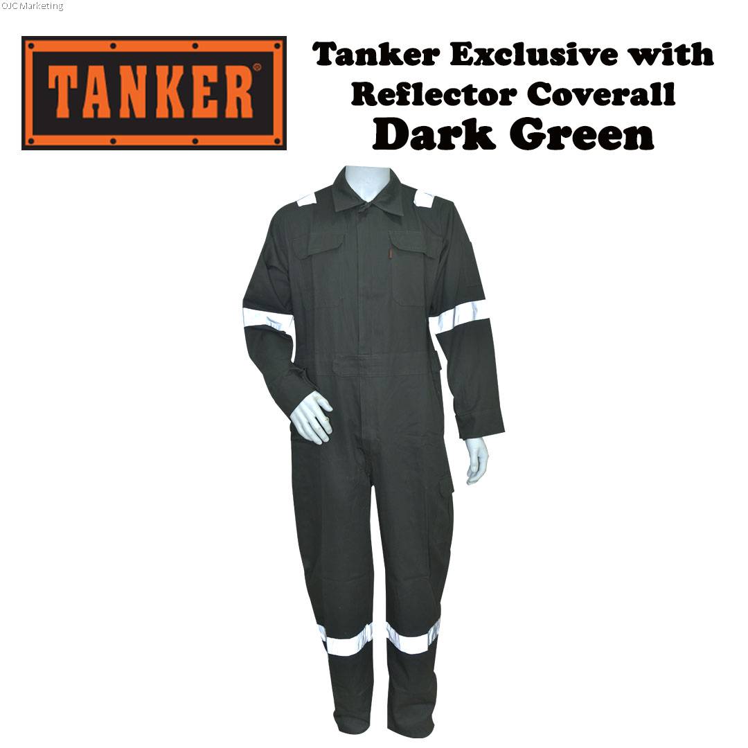TANKER COVERALL DARK GREEN
