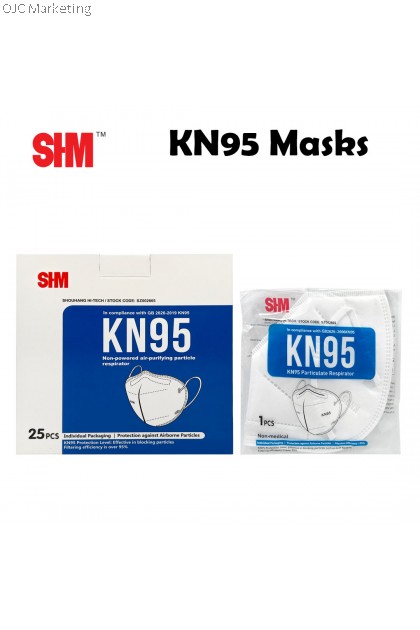 SHM KN95 Particulate Respirator-25pcs