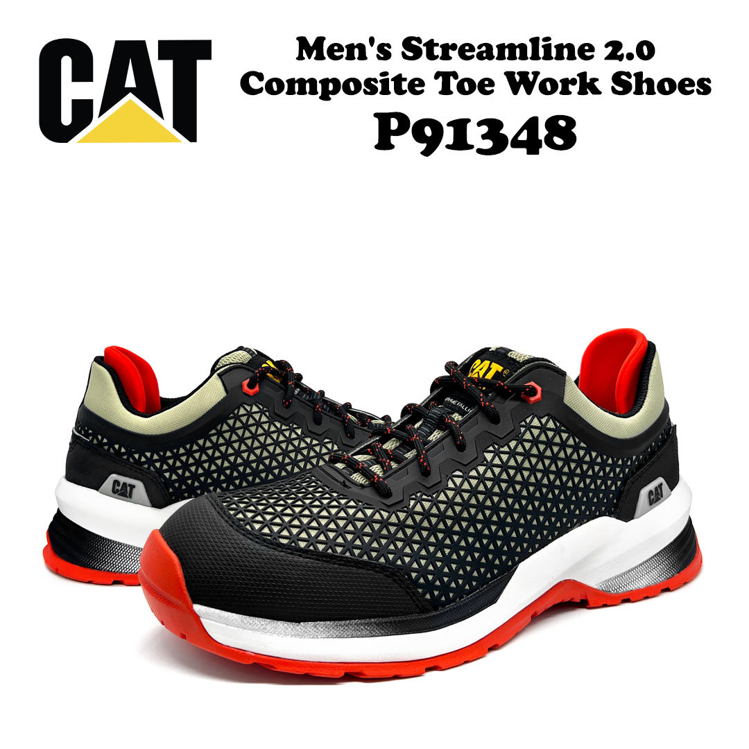 Caterpillar Men's Streamline 2.0 Composite Toe Work Shoe P91348